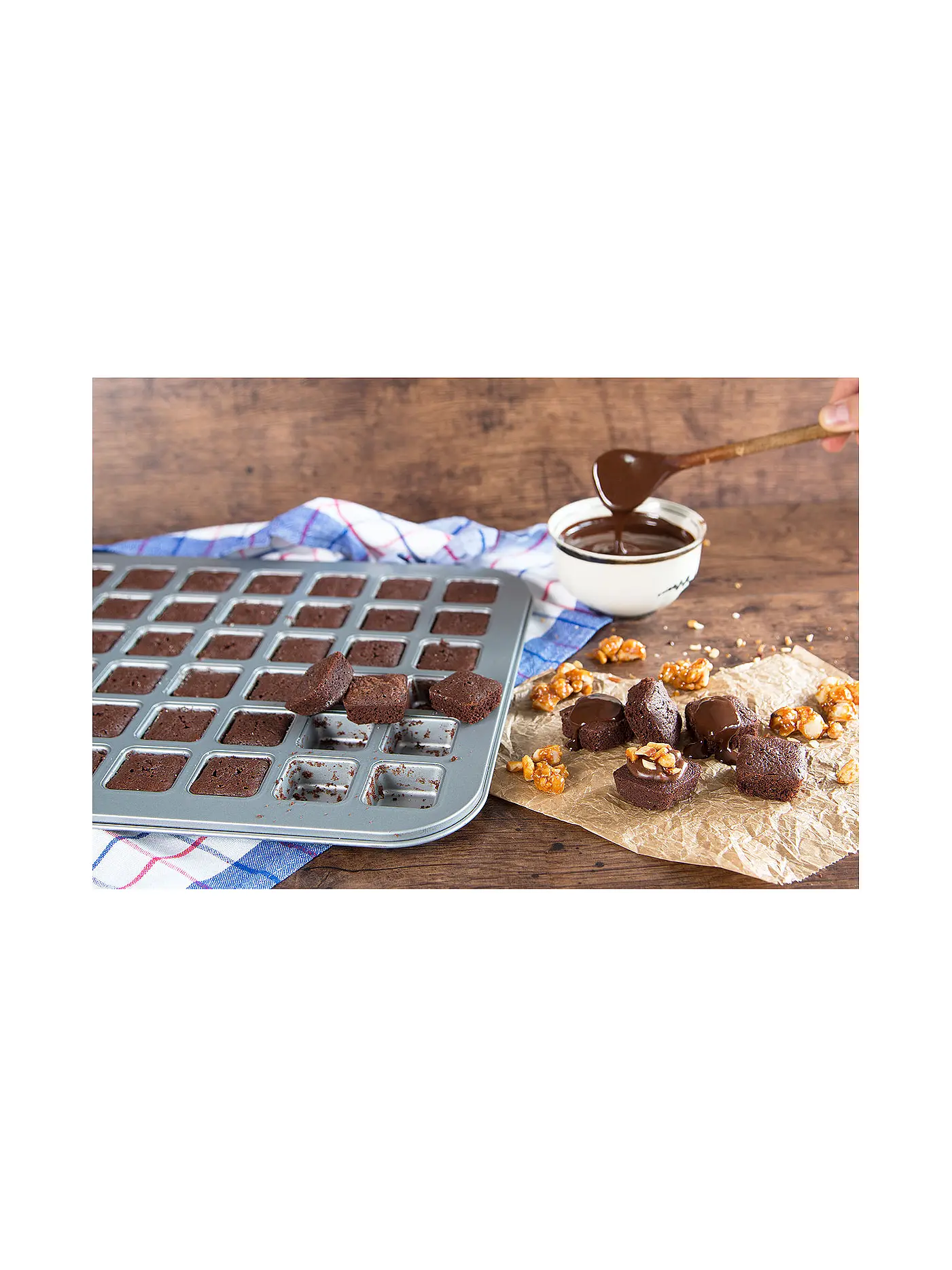 STAEDTER | we love baking - Brownie - Konfekt für 48 Stück | 